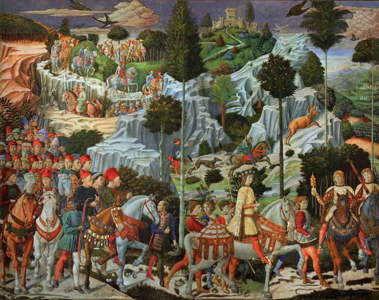 Benozzo Gozzoli Procession of the Magi (mk08)